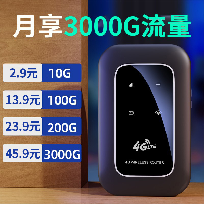 免插卡 随身wifi无线移动wi-fi网络流量4g便携路由器网卡电脑上笔记本神器usb全国通用车载随时随车wif 网络设备/网络相关 随身wifi 原图主图