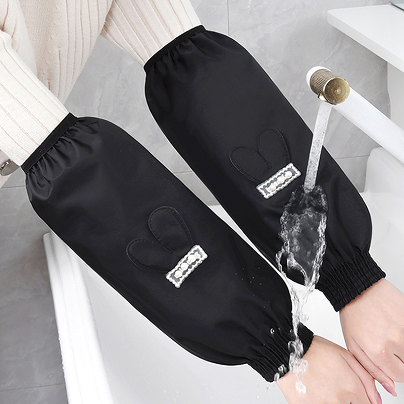 防水防污秋冬季女长款袖套