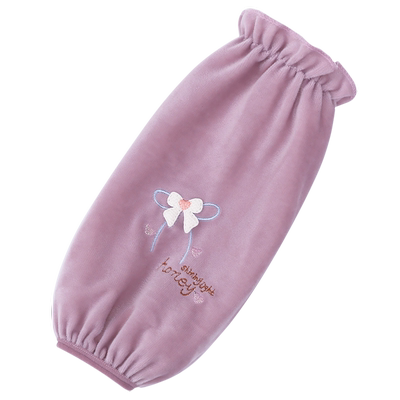 新款韩版长款防污袖套女士秋冬季厨房工作学生套袖上班干活护手袖