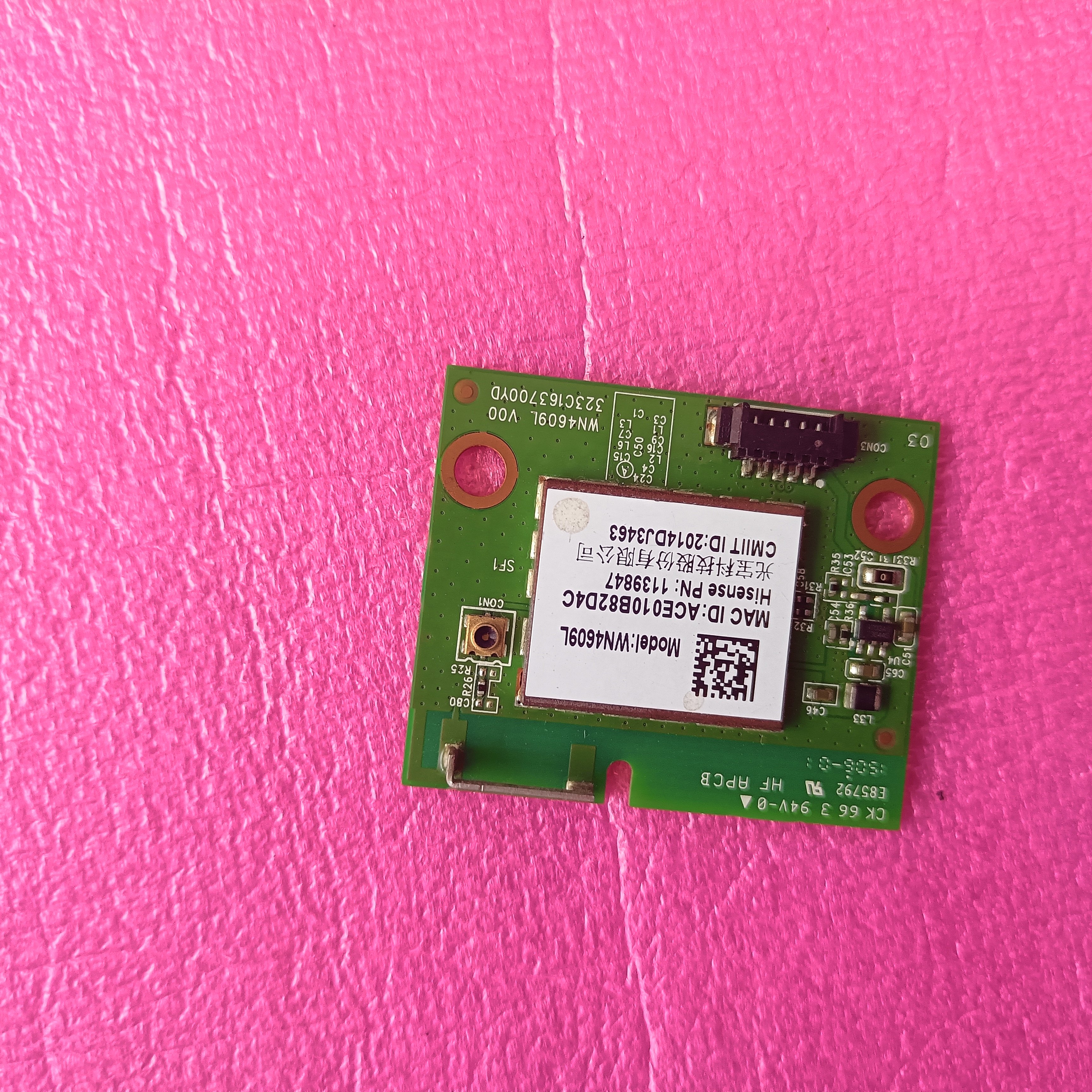 原装海信LED43K260无线网卡 WIFI模块WN4609L V00 323C163700YD