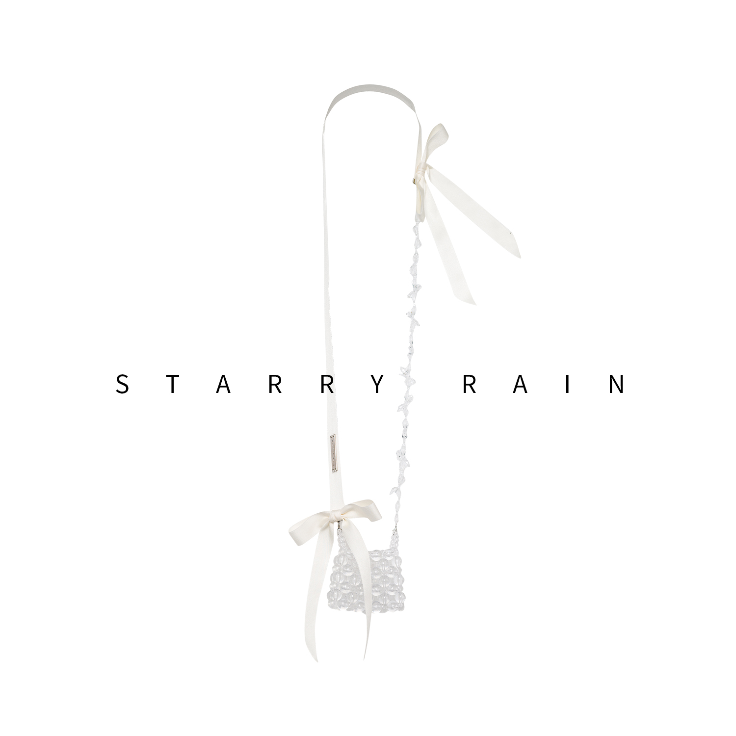 starry rain串珠蝴蝶结斜挎包-封面