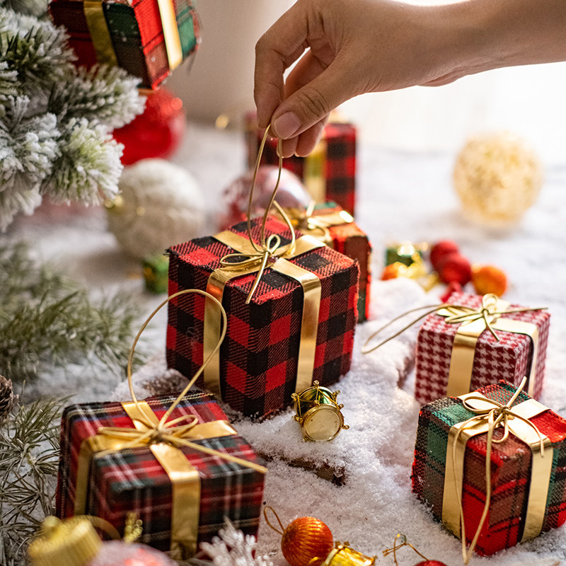 福缘阁圣诞节礼物盒子礼盒摆件商场橱窗场景布置堆头道具装饰用品