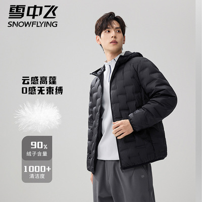 雪中飞轻量薄款男羽绒服