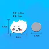 硅63408胶镜子补妆a自嘲熊chiikaw可爱小八硅胶美妆镜小化妆镜镜