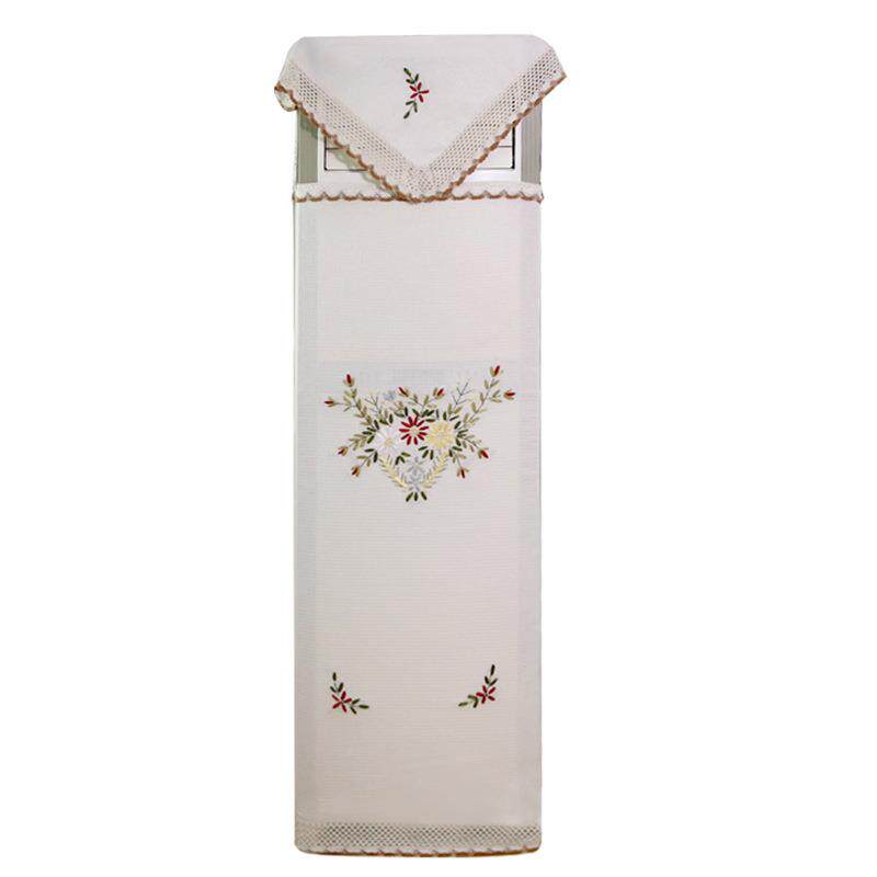 丝带绣空调罩套套式罩蜂巢布开机不取全罩套包室内立柜机家居防尘