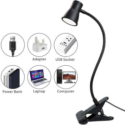 创意喇学叭款夹子台灯LED生放眼护阅读灯大镜57灯护眼学习工作灯