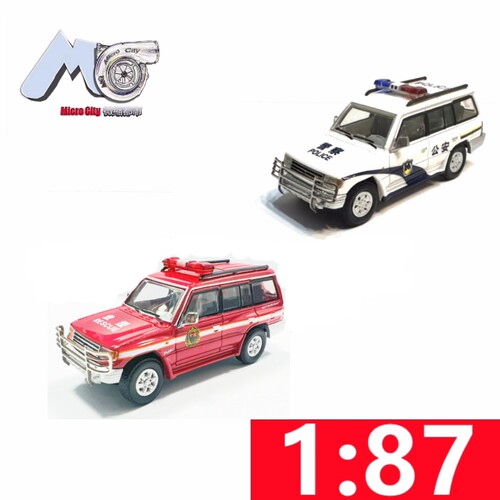 微缩都市塑料187帕杰罗汽车模型