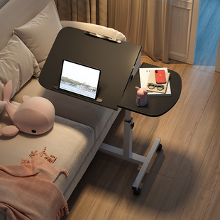 床边桌家用笔记本电脑桌可升降移动床上学习折叠桌子出租屋床桌