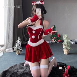 Women's Velvet Dress for Christmas Stage Costume连衣裙性感裙