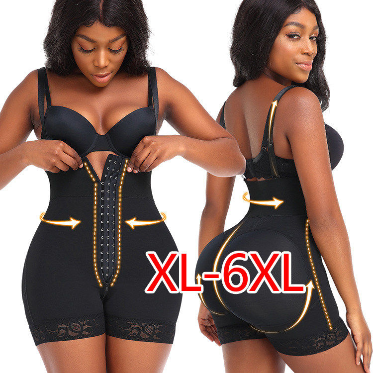 fat female burning plus size bodysuit shaping ladies pants