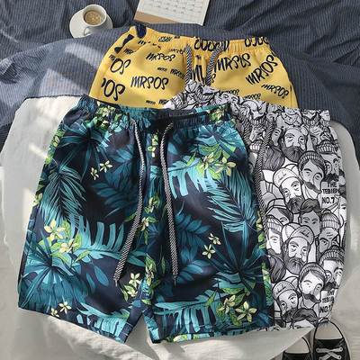 Beach Shorts Men Short Pants Summer Mens Biker Swim 沙滩裤男