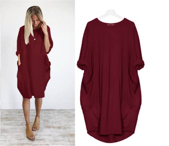 2019 summer dresses women clothes casual big size plus dress图片