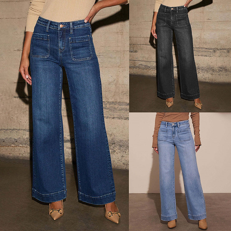 HighwaistJeans欧美高腰牛
