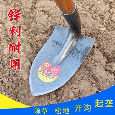 锄地锄头锰钢加厚尖镐农用开沟起垄工具开荒种菜犁地除草挖笋锄镐