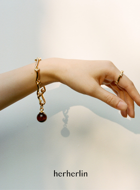 herherlin原创红虎眼石扭结手链