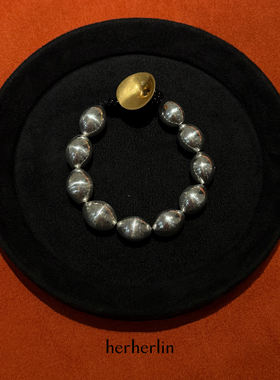 原创银珠南红手串S925