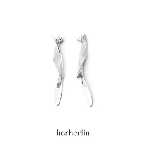 丝带耳环herherlin原创小众女性