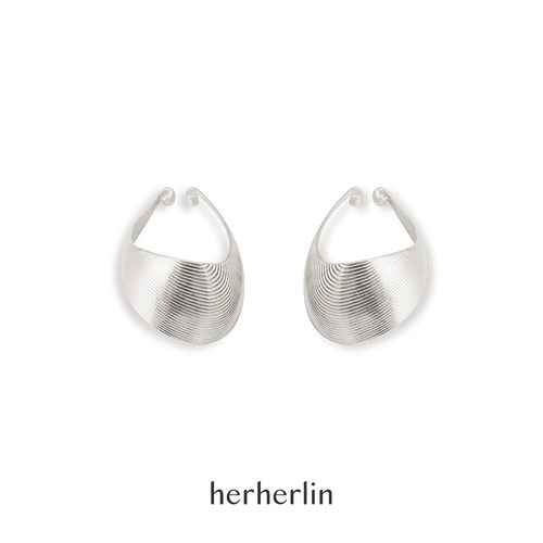 herherlin立体涟漪耳挂（小）