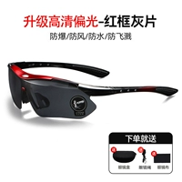 Красная рама [HD Polarary] Ant -Glare Portable