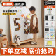 nanx儿童画板实木双面磁性写字板幼儿园涂鸦可移动宝宝家用黑白板