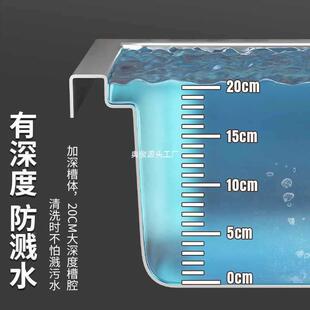 房304S52不锈钢洗水槽水池洗菜洗厨盆碗池槽带支架工作台手台盆家