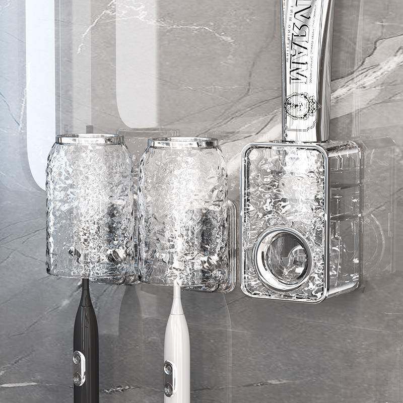 挤牙膏全自动挂架子家壁用置物式架儿挤YMJ压器懒人童挤压泵牙刷