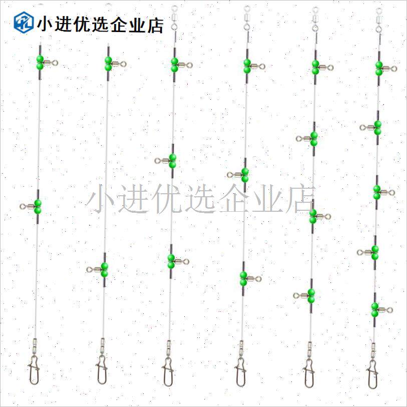 垂钓石挂船垂钓马蹄o铁鱿鱼串鱼钩板海棒超级防V缠海洋钓鱼线套\