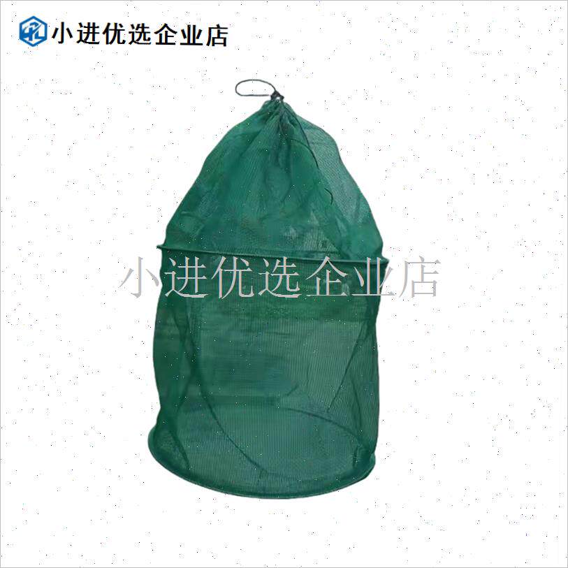 暂养折叠圆形渔网箱鱼护吊笼龙虾螃蟹养鲫鱼O笼黄鳝泥鳅笼养殖用\