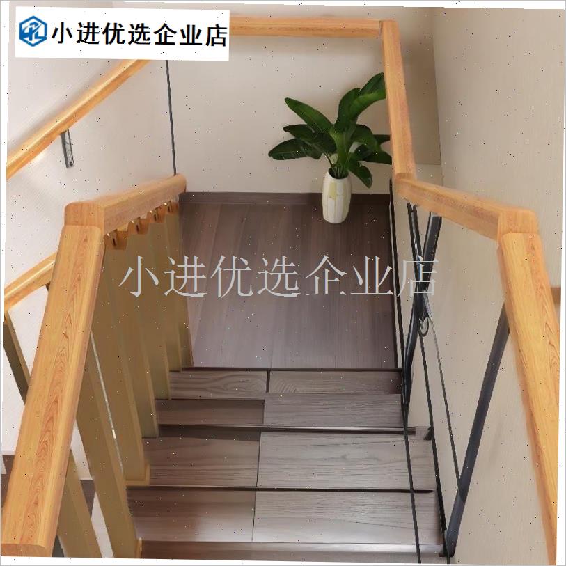 家用楼梯扶手配立柱护栏简约外A阳台玻璃栏杆老人儿童室内阁楼围/