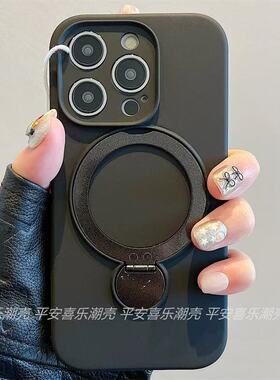 液硅胶苹6po手壳支架he154包式软真态果1rmax机磁吸iPon防摔1全13