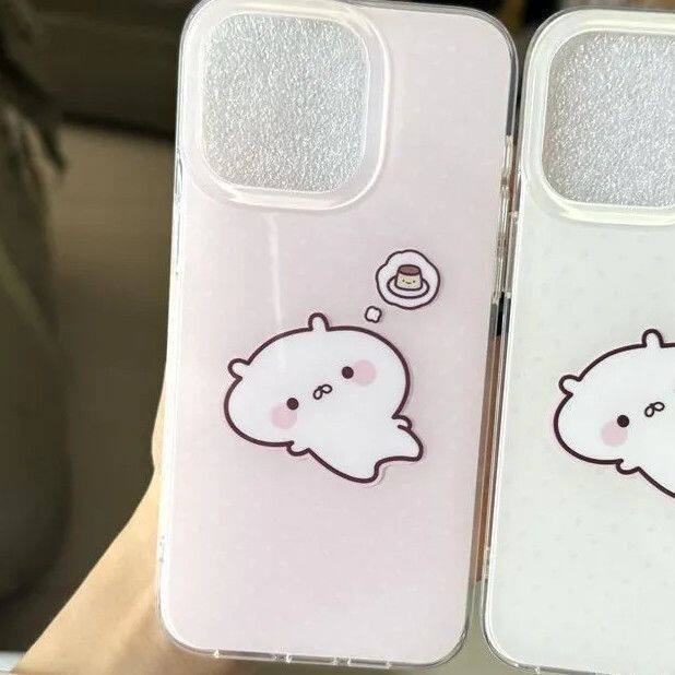 兔one11poa壳1Plus/112波点可爱丸适用iPh6/5rmx苹果手机43双层硬