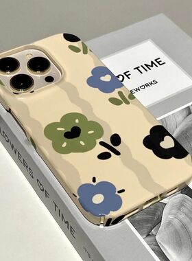 黑绿朵苹果1omx手壳iPne款5林1壳is风花7pra机ho16新1菲4女xr硬n7