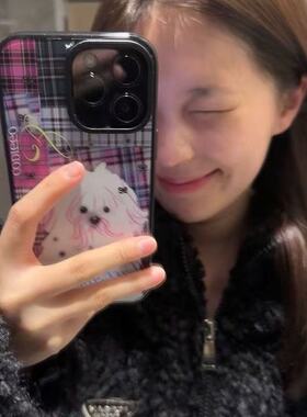 is风格纹Poe6pro果1/11//1级韩国n小狗ihn1手机壳苹12/3145可爱高