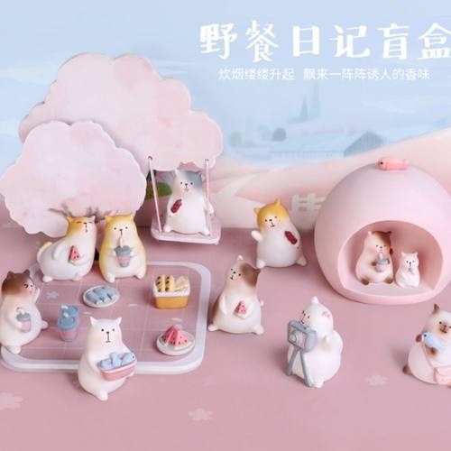 正版野餐日记盲盒创意盲