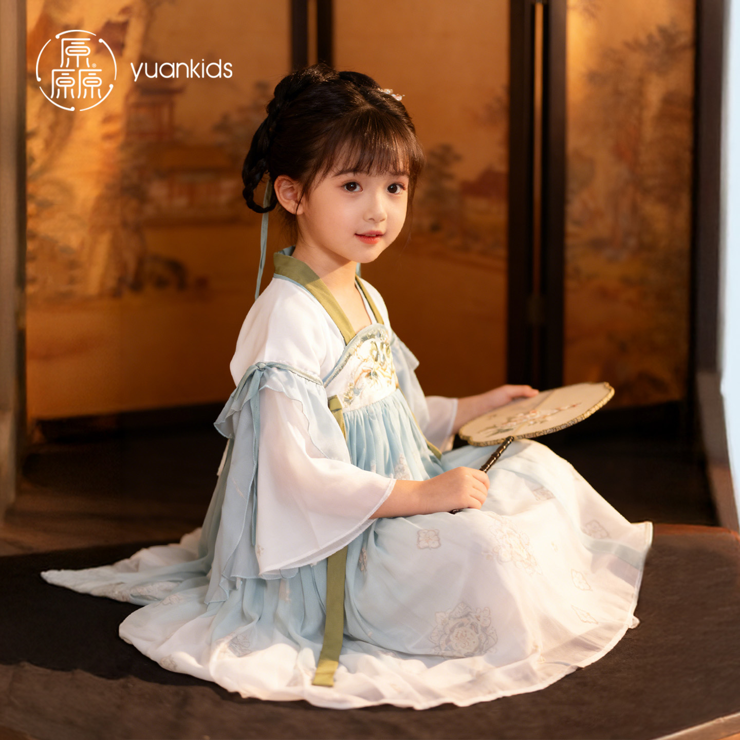 厵女童汉服儿童中国风古装公主裙