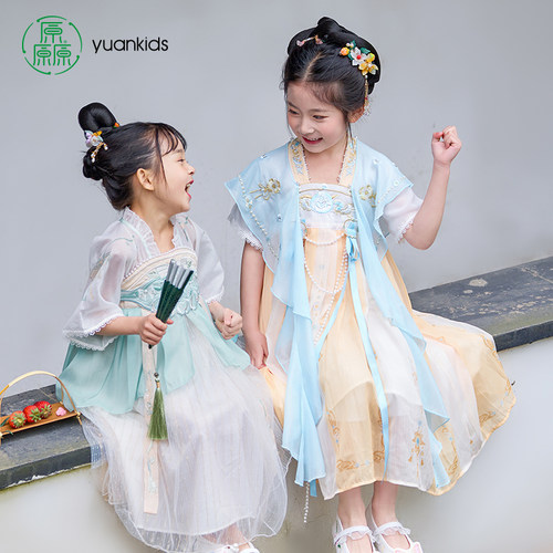 厵女童汉服超仙连衣裙