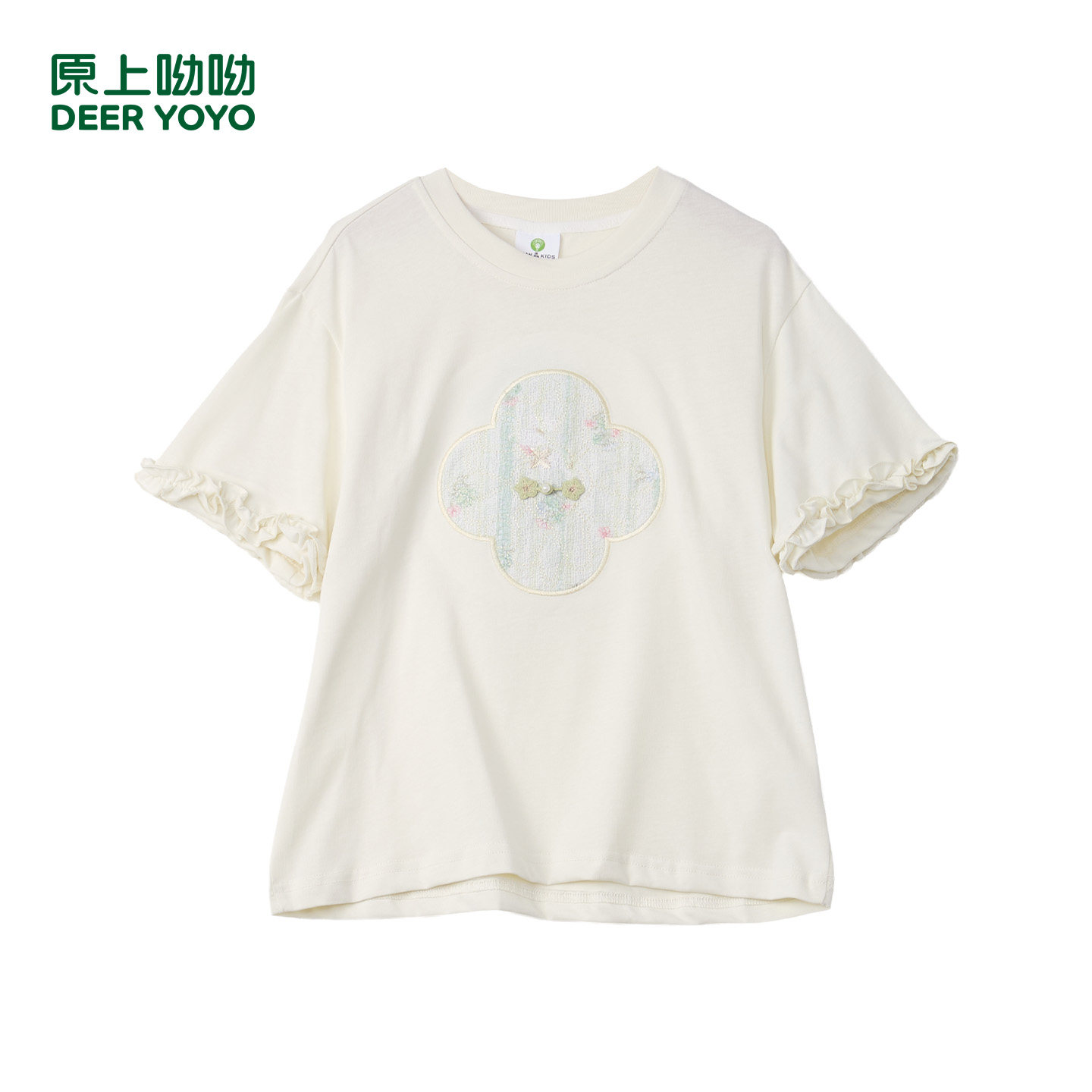 厵夏季新款女童休闲透气短袖