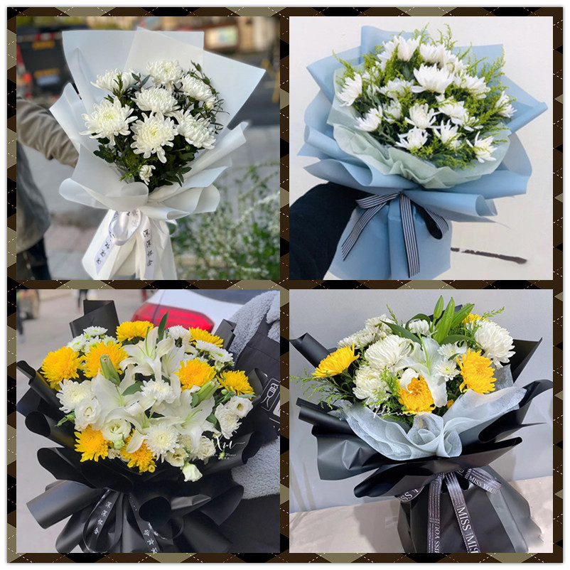 清明节鲜花扫墓黄色白色菊花花束咸阳市秦都杨陵渭城三原县同城送使用感如何?