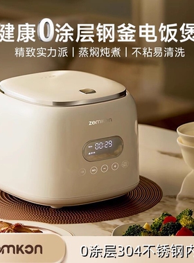 德国zZemkon JWS-666K电饭煲不锈钢0涂层3-4你家用米汤分离2-3人