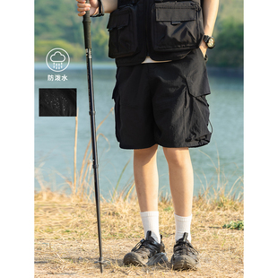 山系户外休闲工装 新款 短裤 男情侣装 EFTC 登山多袋五分裤 2025夏季