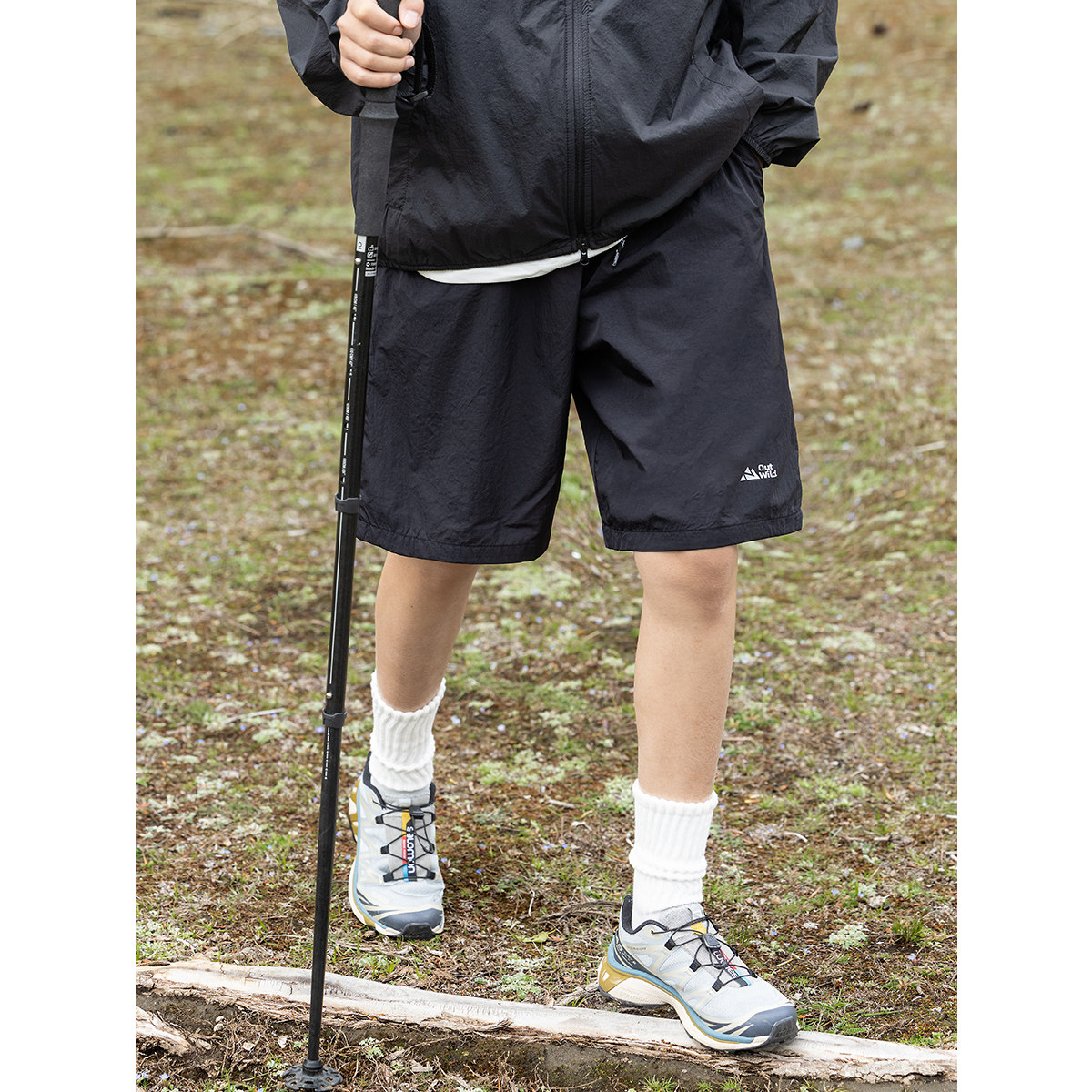 EFTC 2025夏季山系户外速干网眼透气五分裤女宽松运动防泼水短裤,男装,休闲裤,淘宝优惠券,粉丝福利购,淘宝优惠卷