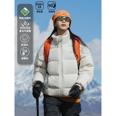 冬季山系户外立领羽绒服