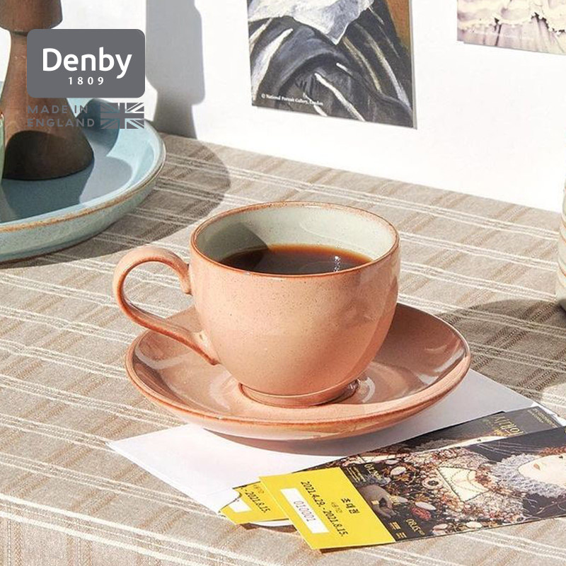 denby丹碧英国进口陶瓷杯咖啡杯茶杯碟茶具套组下午茶 典藏