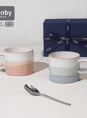 【新年礼物】denby丹碧进口陶瓷杯子马克杯情侣咖啡杯家用水杯