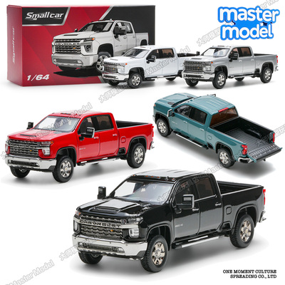 Smallcar1:64雪佛兰索罗德皮卡越野车仿真合金小汽车模型收藏摆件