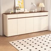 鞋 柜家用门口一体靠墙入户玄关柜现代简约客厅实木定制收纳储物柜