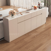 餐边柜客厅沙发靠背柜超薄轻奢岩板横厅隔断柜家用矮柜定制储物柜