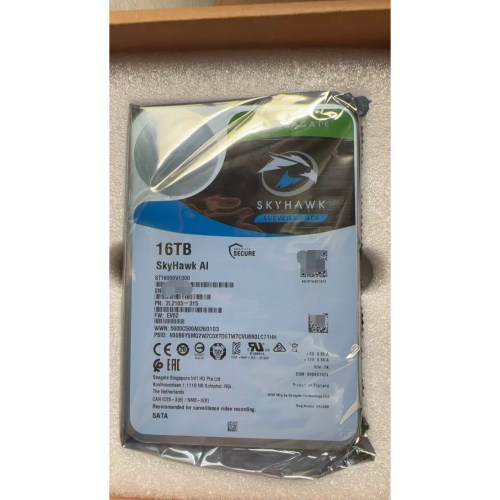 希捷酷鹰 ST16000VE000 16T SATA 7.2K 3.5寸监控服务器硬盘