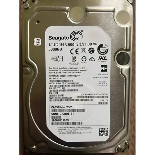 富士通CA07670-E055 CA05954-3222 6T SAS 12GB 3.5存储硬盘DX100