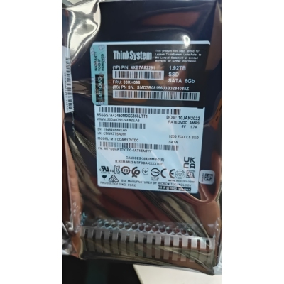 联想4XB7A82291 03KH096 1.92T SATA 6GB 2.5服务器固态硬盘PM883